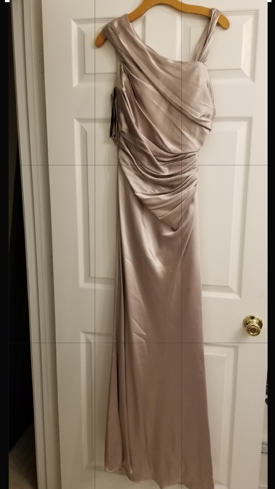 Champagne color Dalia MacPhee gown